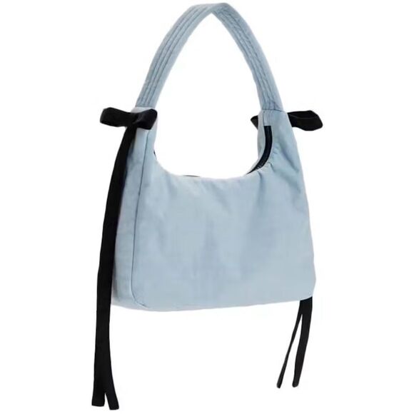 BAGGU Handbags - BAGGU X Sandy Liang Mini Bow Bag In POWDER BLUE NWT